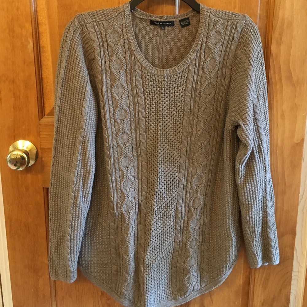 Brown knitted sweater